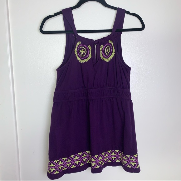 LIKE NEW! Athleta Yantra Surya Organic Embroidered Tank Top - Picture 6 of 12